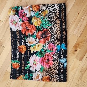 Johnny Was Floral, Butterfly, and Leopard Print Standard Pillowcase